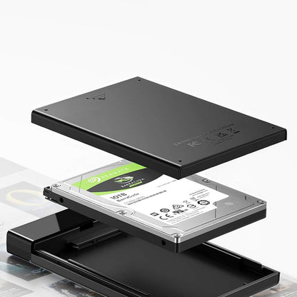 Rack UGREEN US221 (50743) para HDD / SSD SATA 2.5 polegadas, USB-C, Preto