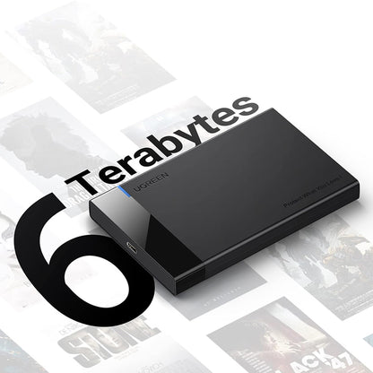 Rack UGREEN US221 (50743) para HDD / SSD SATA 2.5 polegadas, USB-C, Preto