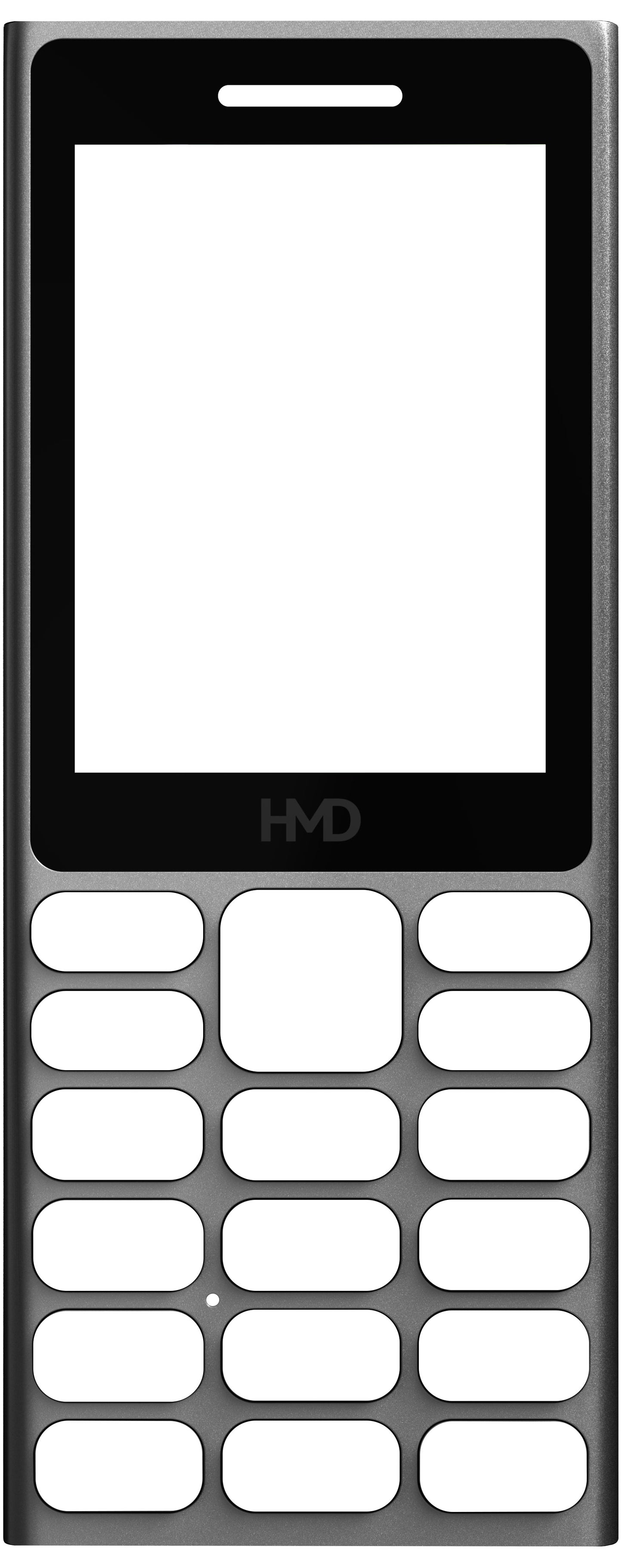 Capa Frontal para HMD 110 4G, Titânio