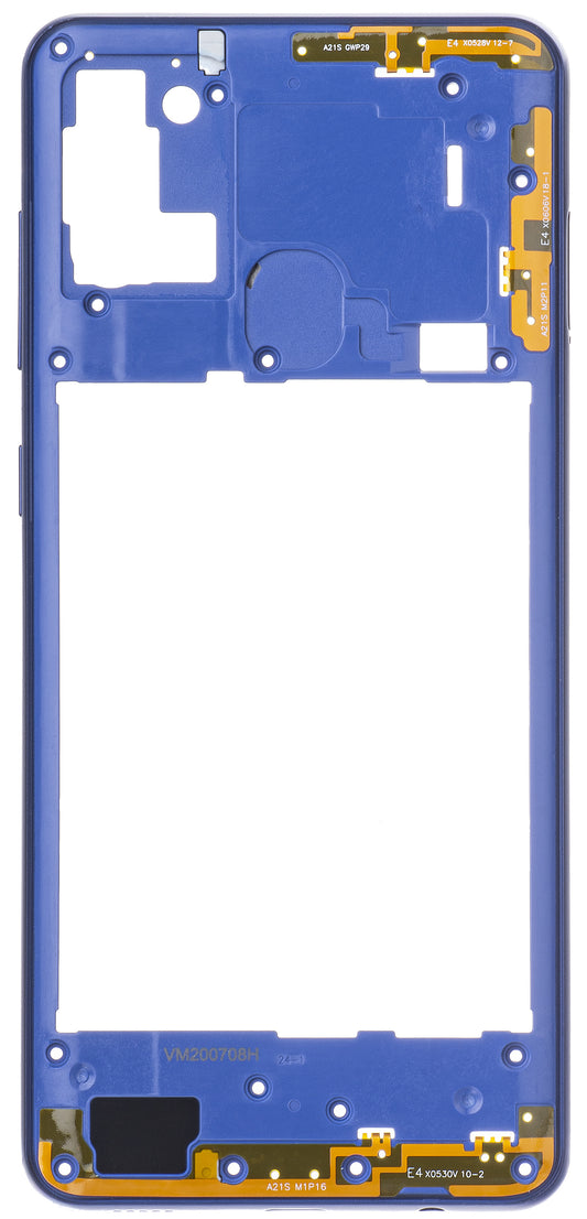 Meia capa para Samsung Galaxy A21s A217, azul