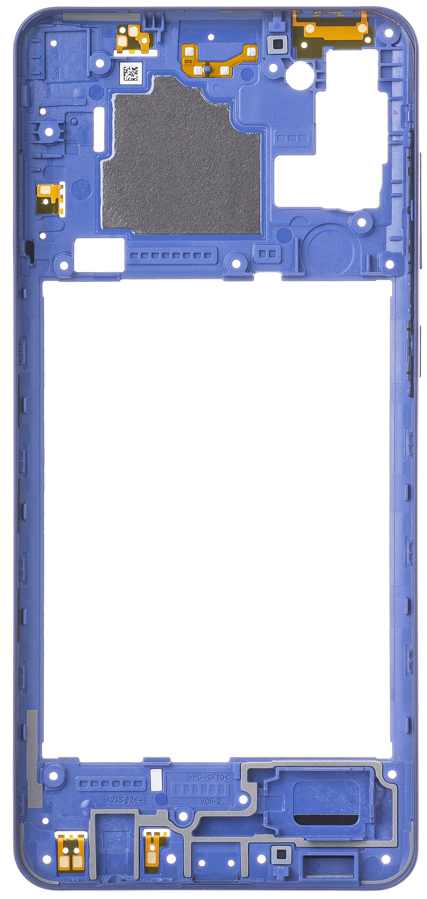 Meia capa para Samsung Galaxy A21s A217, azul