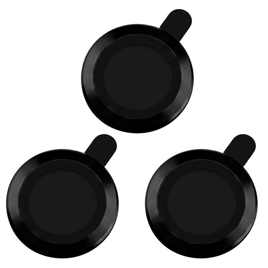 Moldura de proteção da Câmara Traseira OEM para Apple iPhone 18 Pro Max, Vidro Temperado, Preto