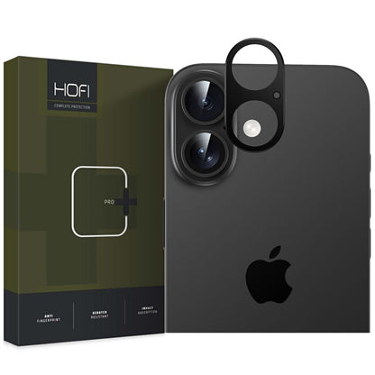 HOFI ALUCAM PRO+ Moldura protetora da câmara traseira para Apple iPhone 16 Plus / 16, preto 