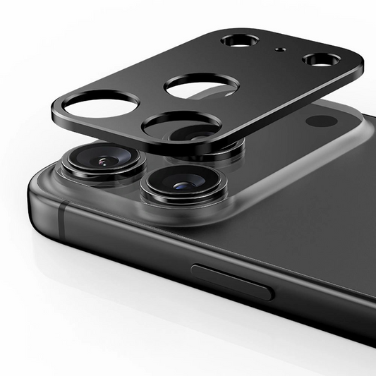 Moldura de Proteção para Câmera Traseira Tech-Protect Camalloy Fit+ para Apple iPhone 17 Pro Max, Alumínio, Prateada