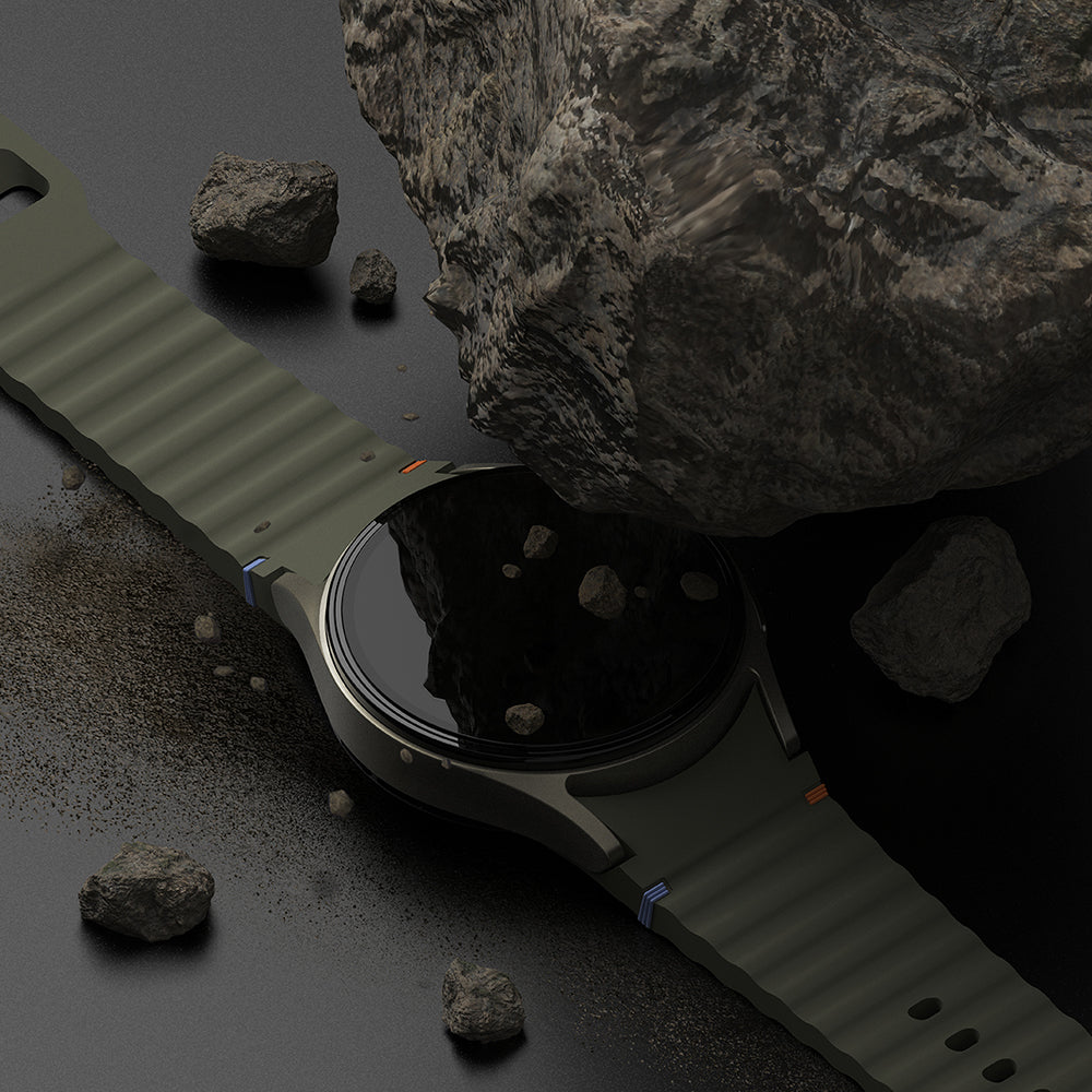 Moldura de Proteção Ringke Premium Styling para Samsung Galaxy Watch7 44mm, Modelo 4, Preta