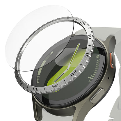 Moldura de Proteção Ringke Styling para Samsung Galaxy Watch7 40mm, Modelo 5, Prateada