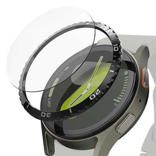 Moldura de Proteção Ringke Styling para Samsung Galaxy Watch7 40mm, Modelo 6, Preta