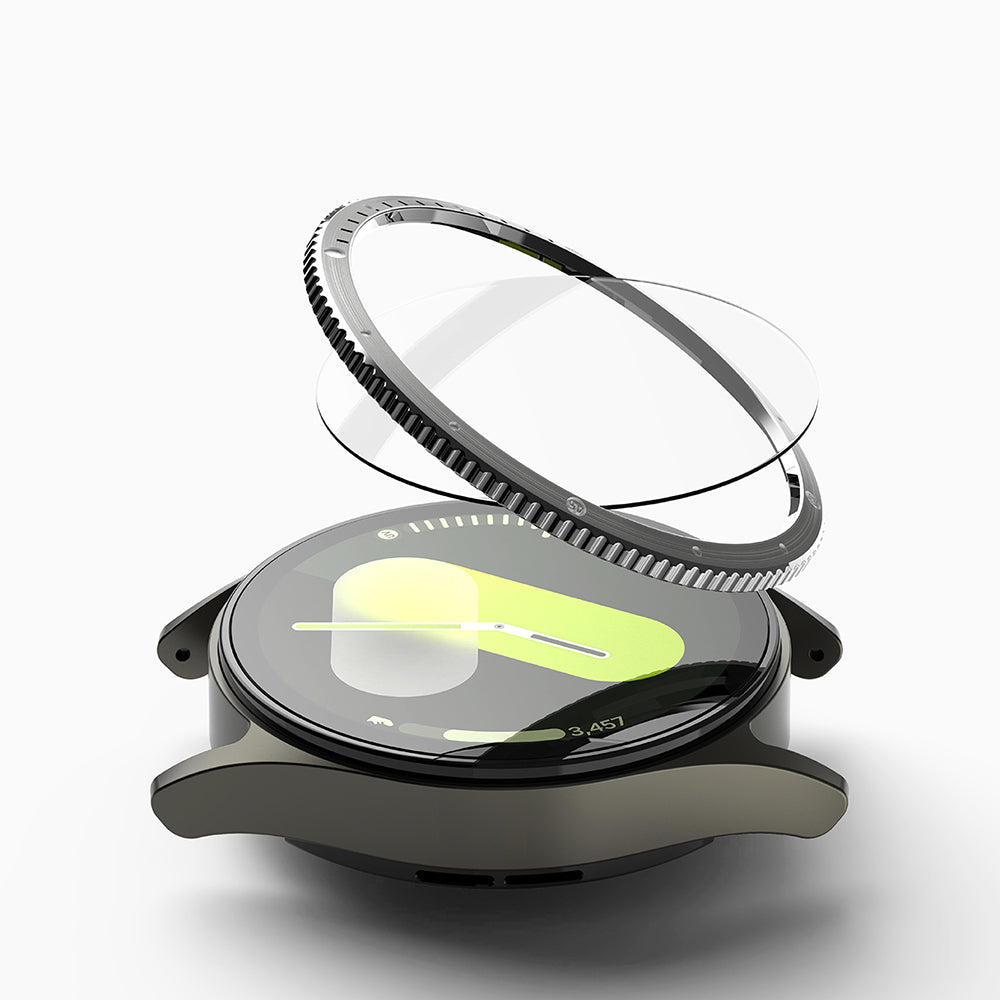 Moldura de Proteção Ringke Styling para Samsung Galaxy Watch7 40mm, Modelo 7, Prateada