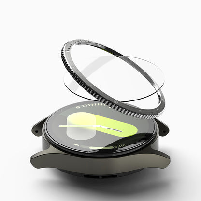 Moldura de Proteção Ringke Styling para Samsung Galaxy Watch7 40mm, Modelo 7, Prateada