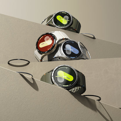 Moldura de Proteção Ringke Styling para Samsung Galaxy Watch7 40mm, Modelo 7, Prateada