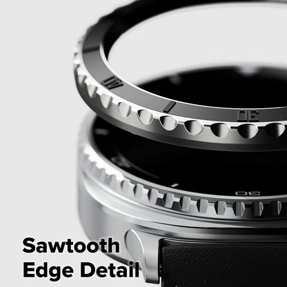 Moldura de Proteção Ringke Premium Styling para Samsung Galaxy Watch8 Classic, Preta