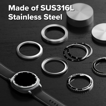 Moldura de Proteção Ringke Premium Styling para Samsung Galaxy Watch8 Classic, Preta