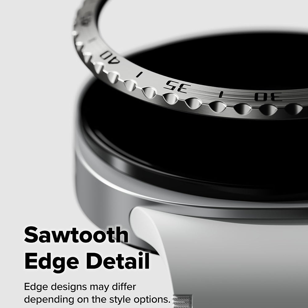 Moldura de Proteção Ringke Inner Styling para Samsung Galaxy Watch8 Classic, Preta