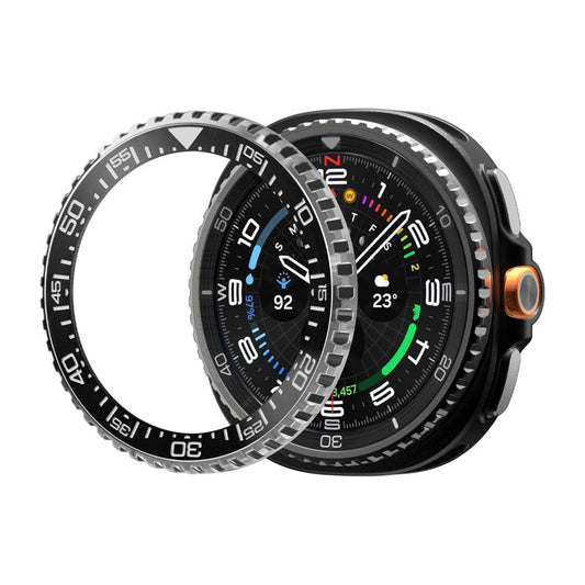 Moldura de Proteção Spigen Tune Diver para Samsung Galaxy Watch Ultra2, Preta ACS11617