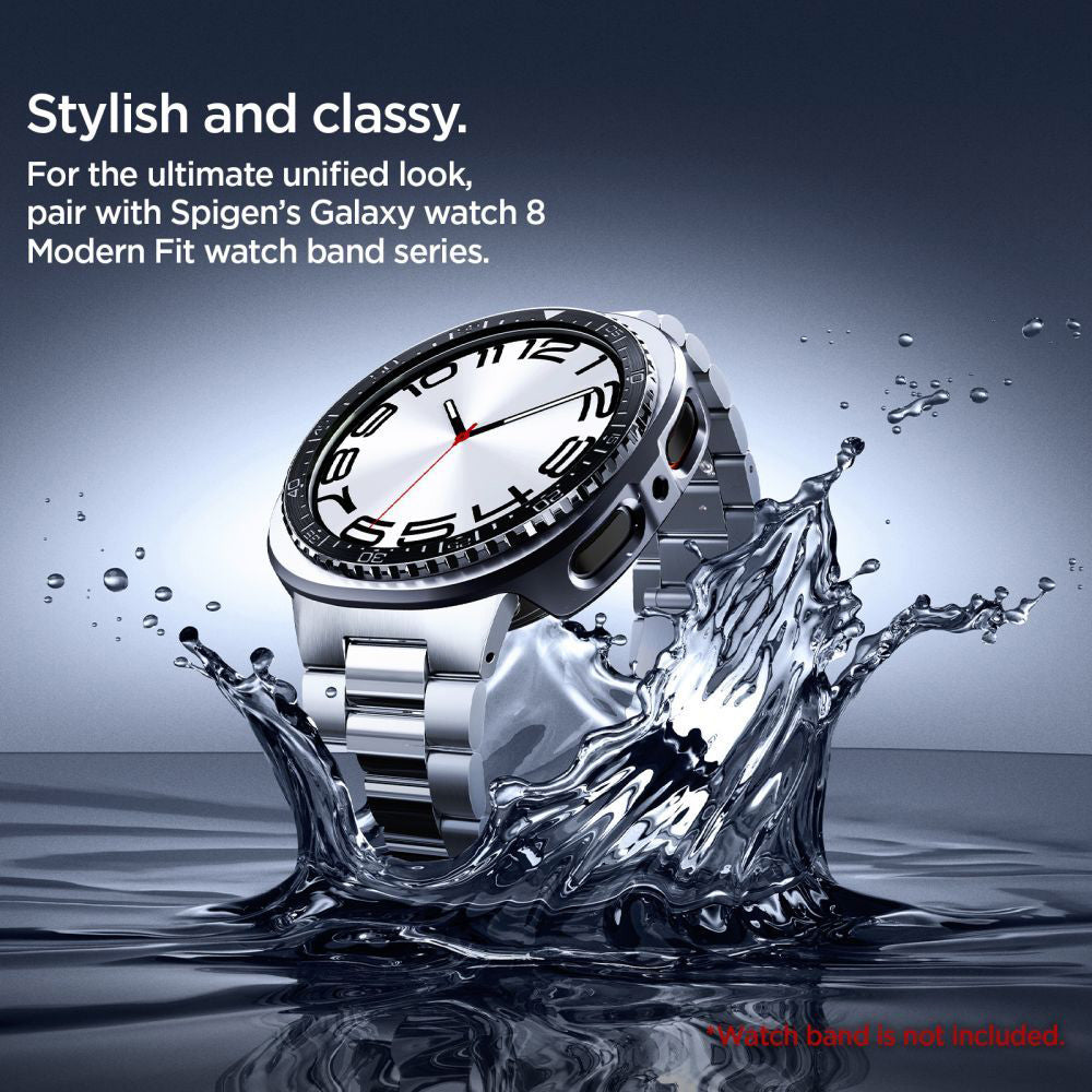 Spigen Tune Pro Diver Protection Frame for Samsung Galaxy Watch8 44mm, Black