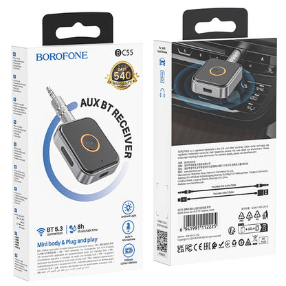 Receptor Bluetooth Borofone BC55 Suave, Preto