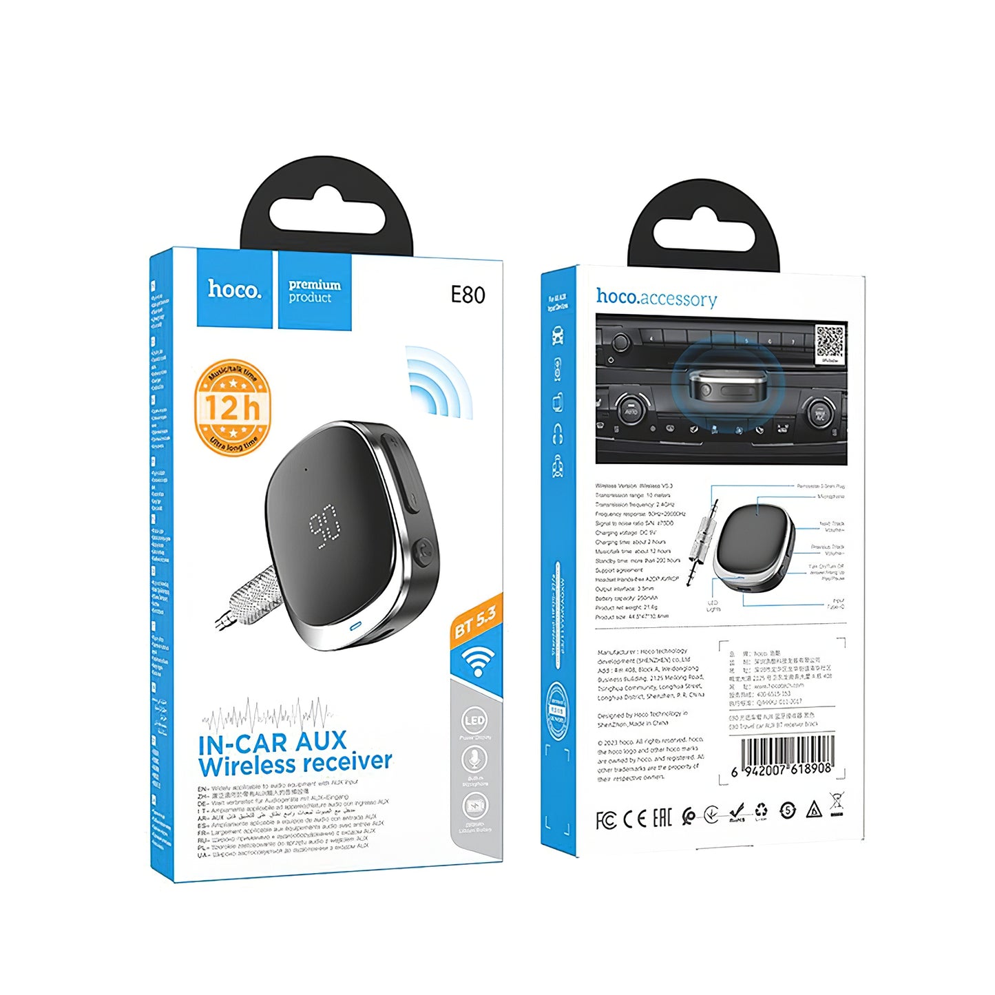 Receptor Bluetooth HOCO E80