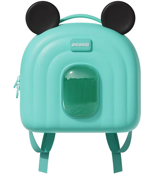 Mochila Picocici Kids Travel Ears K52, Turquesa