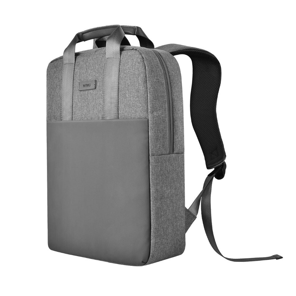 Mochila Minimalista para Portátil WiWu 15,6 polegadas, Cinzento 