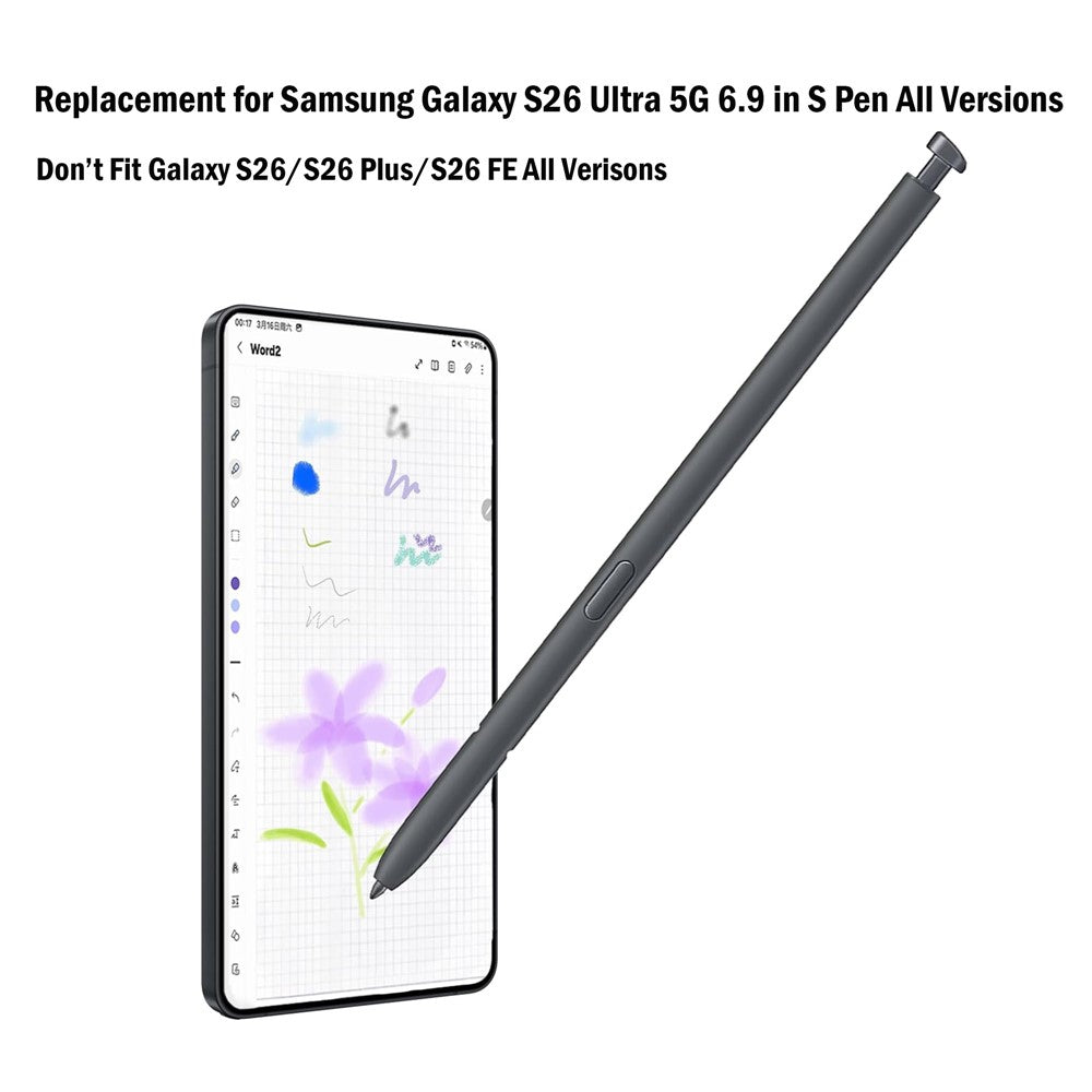 S-Pen OEM para Samsung Galaxy S26 Ultra S948, Preto