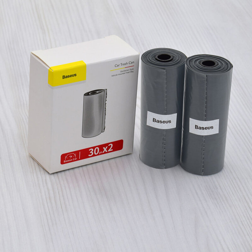Saco para Lixo Baseus Gentleman Style para Carro, Conjunto 60 Peças CRLJD-0G