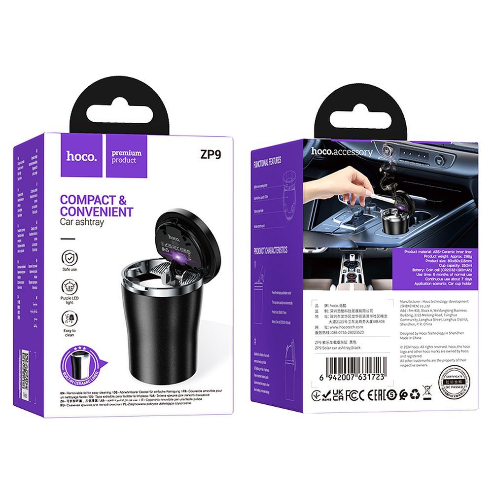HOCO ZP9 Car Ashtray