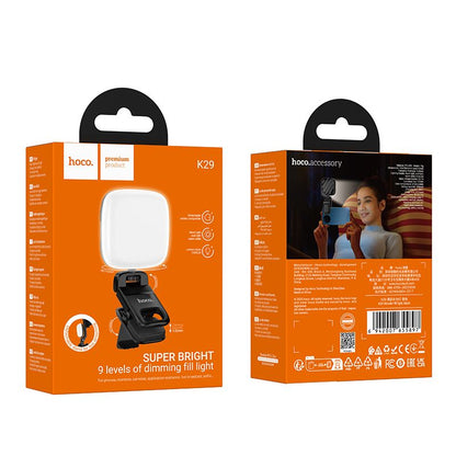 Selfie Light HOCO K29, Universal, Preto