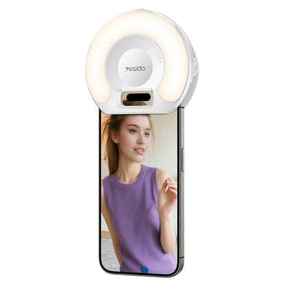 Selfie Light Yesido DH13, Universal, Branco