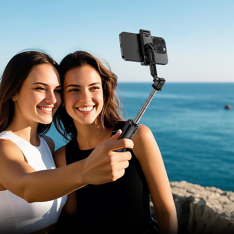 Selfie Stick Bluetooth Borofone BY14 Graceful, 4,5 polegadas - 7 polegadas, Preto