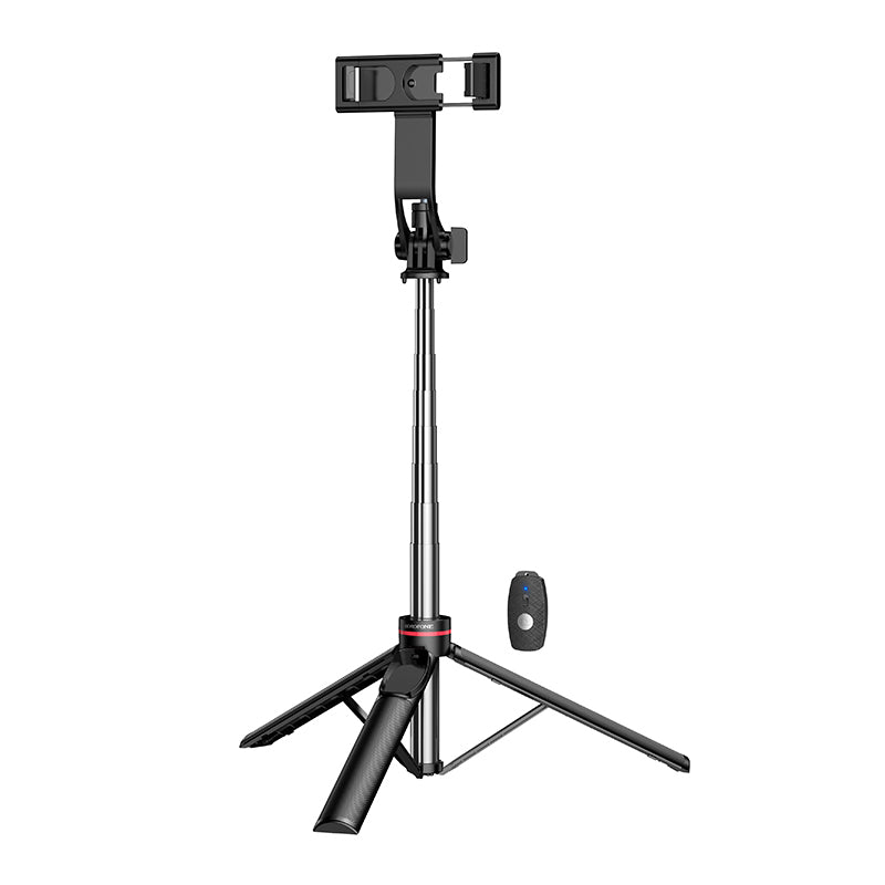 Selfie Stick Bluetooth Borofone BY15 Throne, 4,5 polegadas - 7 polegadas, Preto