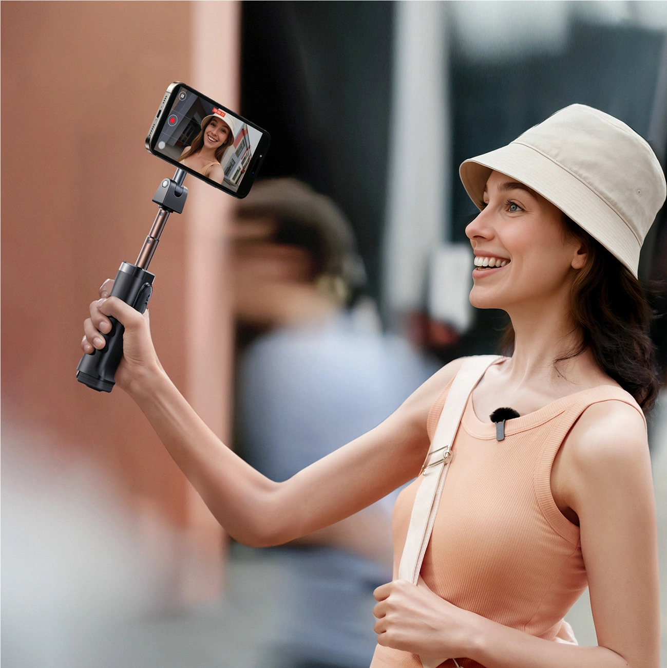 Selfie Stick Bluetooth Joyroom JR-ZS509, Universal, Preto