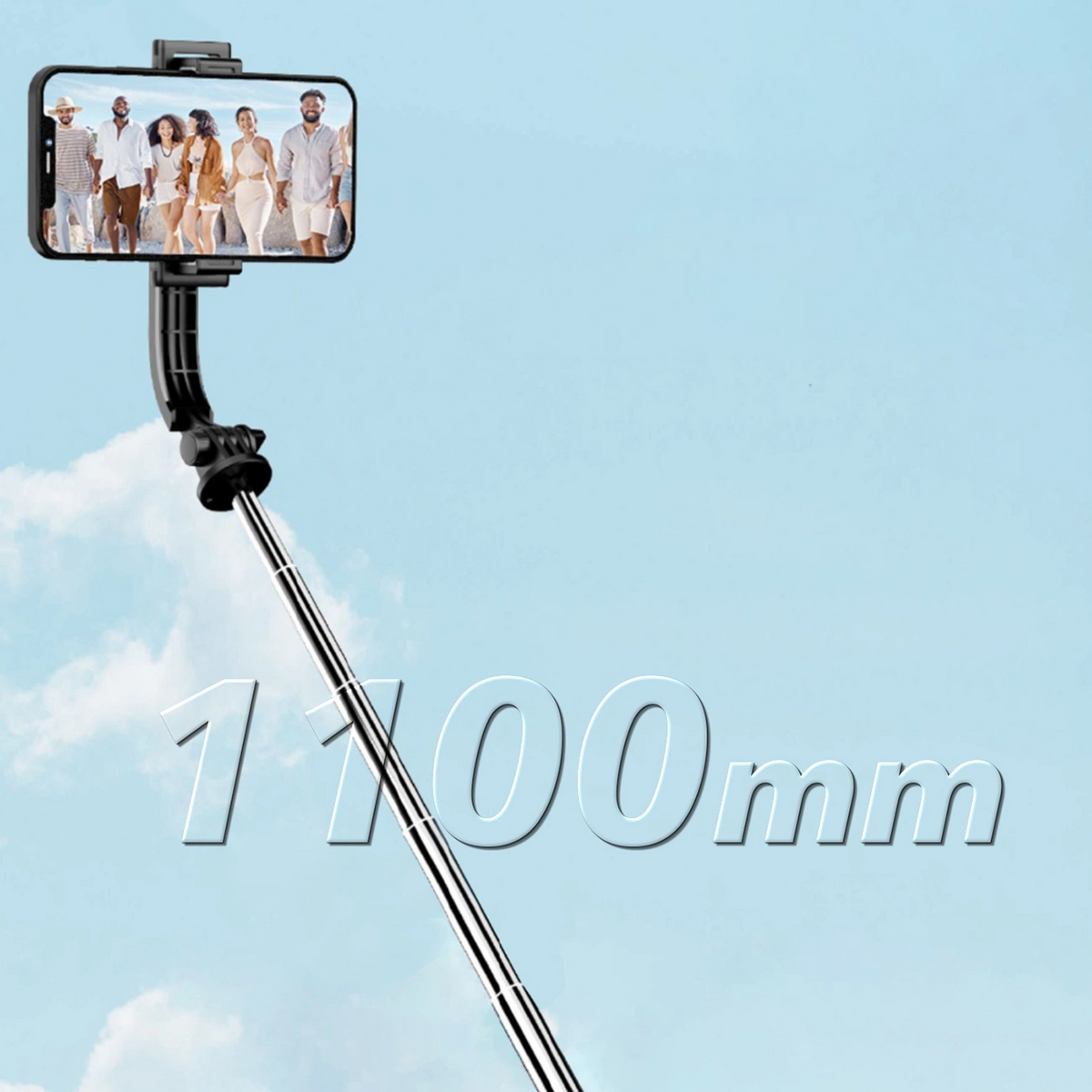 Selfie Stick Bluetooth Dudao F18S 4em1, Universal, Preto