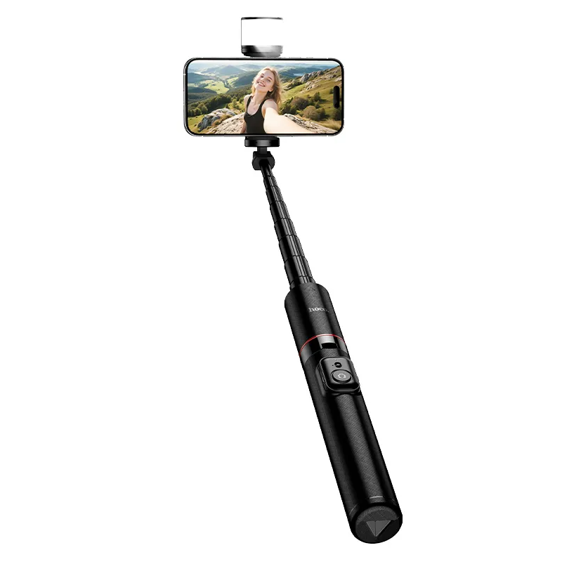 Selfie Stick Bluetooth HOCO K34, 4,5 polegadas - 7 polegadas, Preto