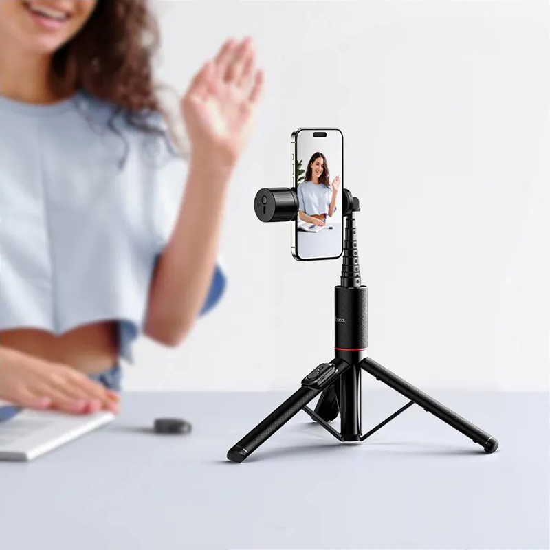 Selfie Stick Bluetooth HOCO K34, 4,5 polegadas - 7 polegadas, Preto