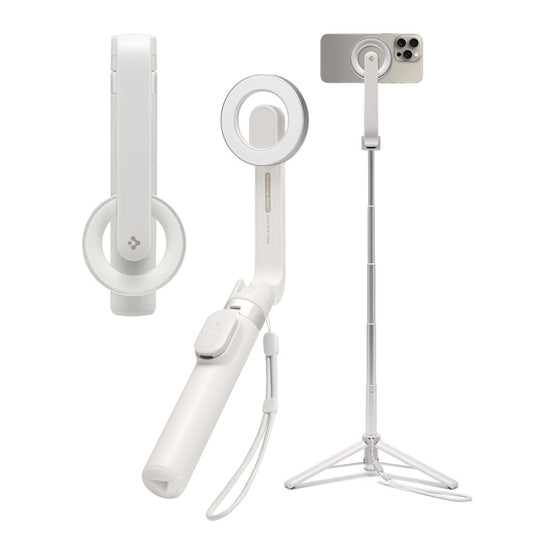 Selfie Stick Bluetooth Spigen S571W, Universal, Bege