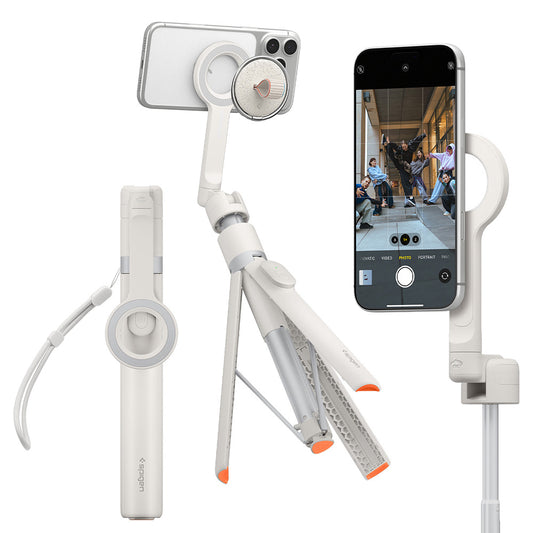 Selfie Stick Bluetooth Spigen S582W, Universal, Bege AMP11373