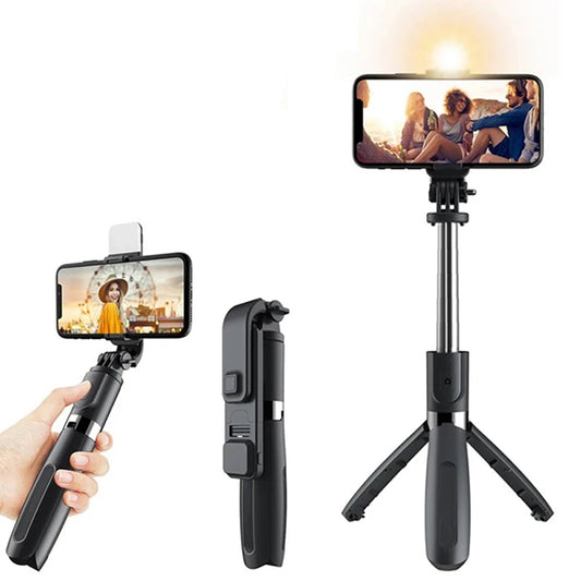 Selfie Stick Bluetooth Techsuit L02s, Universal, Preto