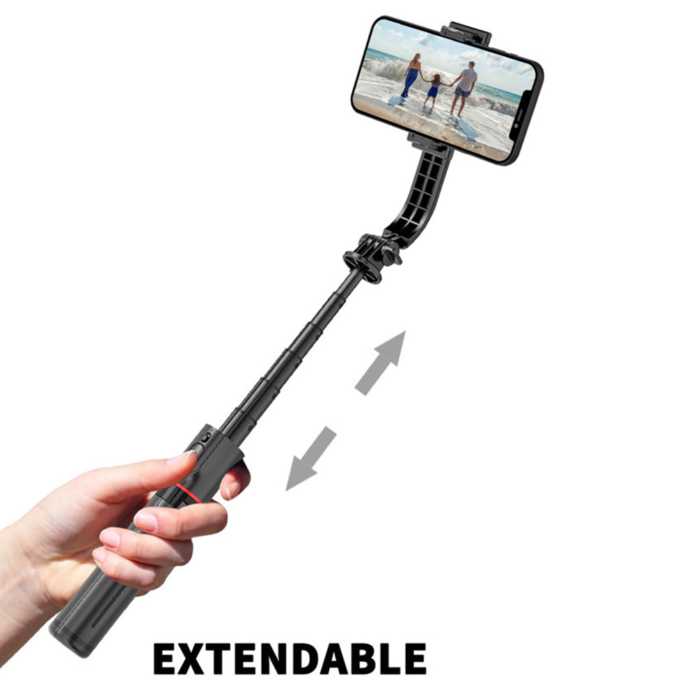 Selfie Stick Bluetooth Techsuit L12, Universal, Preto