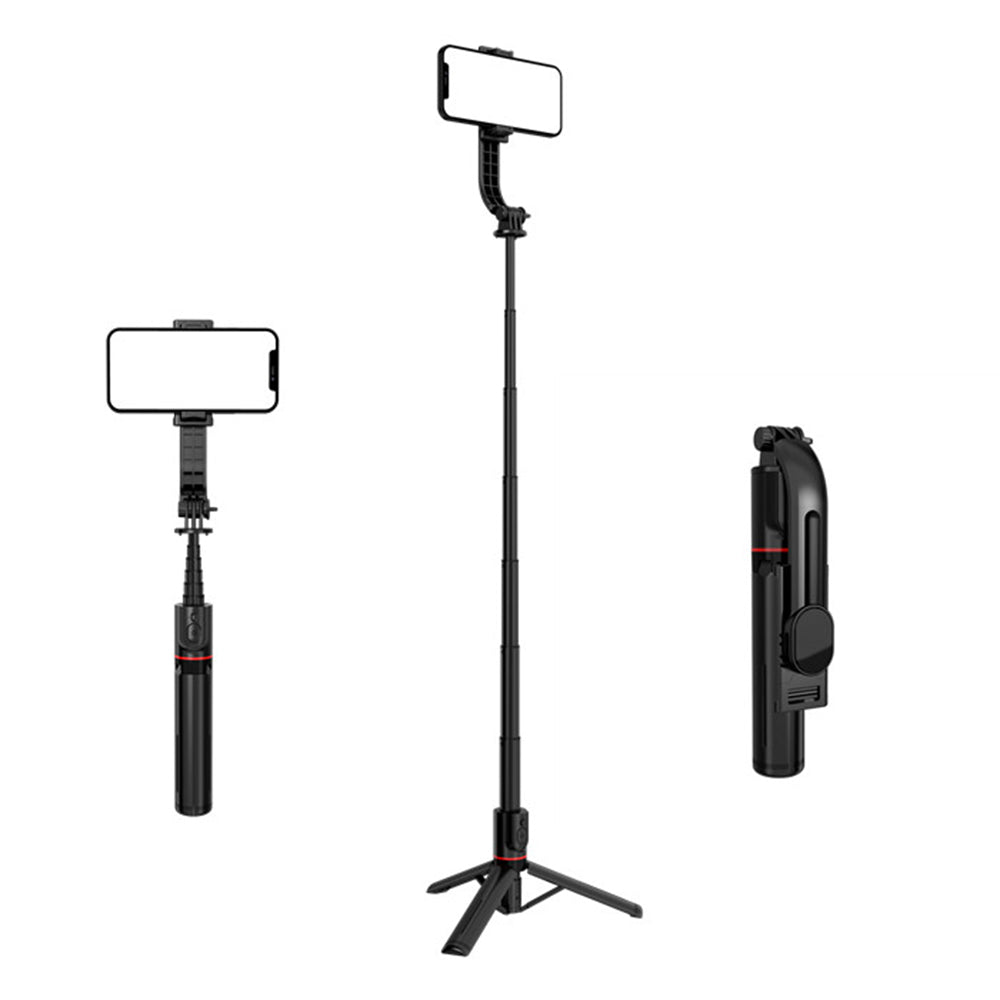 Selfie Stick Bluetooth Techsuit L12, Universal, Preto