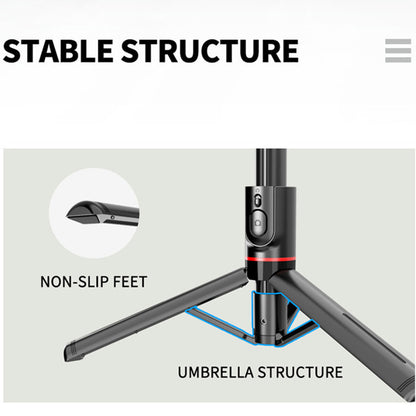 Selfie Stick Bluetooth Techsuit L12, Universal, Preto