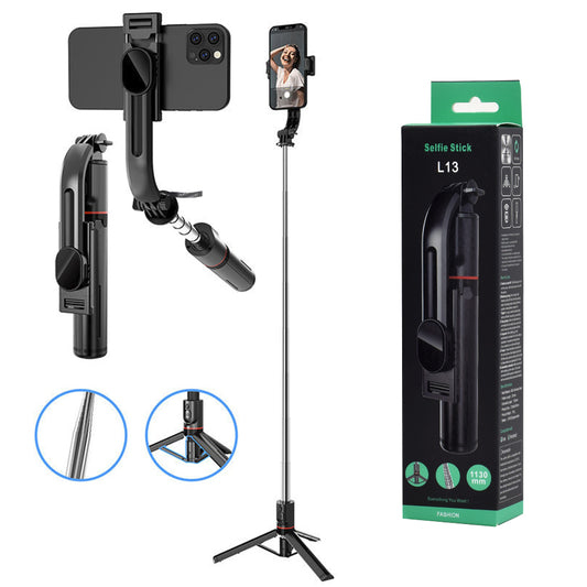 Selfie Stick Bluetooth Techsuit L13, Universal, Preto