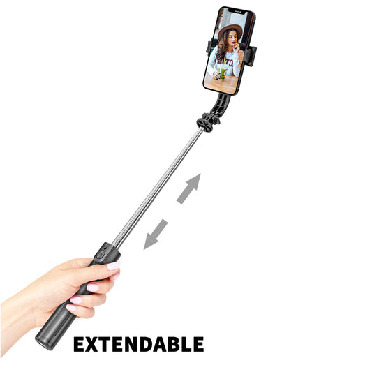 Selfie Stick Bluetooth Techsuit L13, Universal, Preto