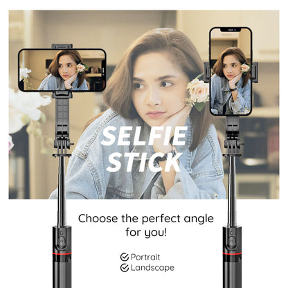 Selfie Stick Bluetooth Techsuit L13, Universal, Preto