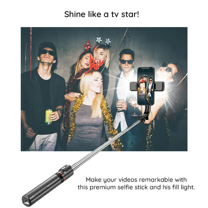 Selfie Stick Bluetooth Techsuit L13d, Universal, Preto