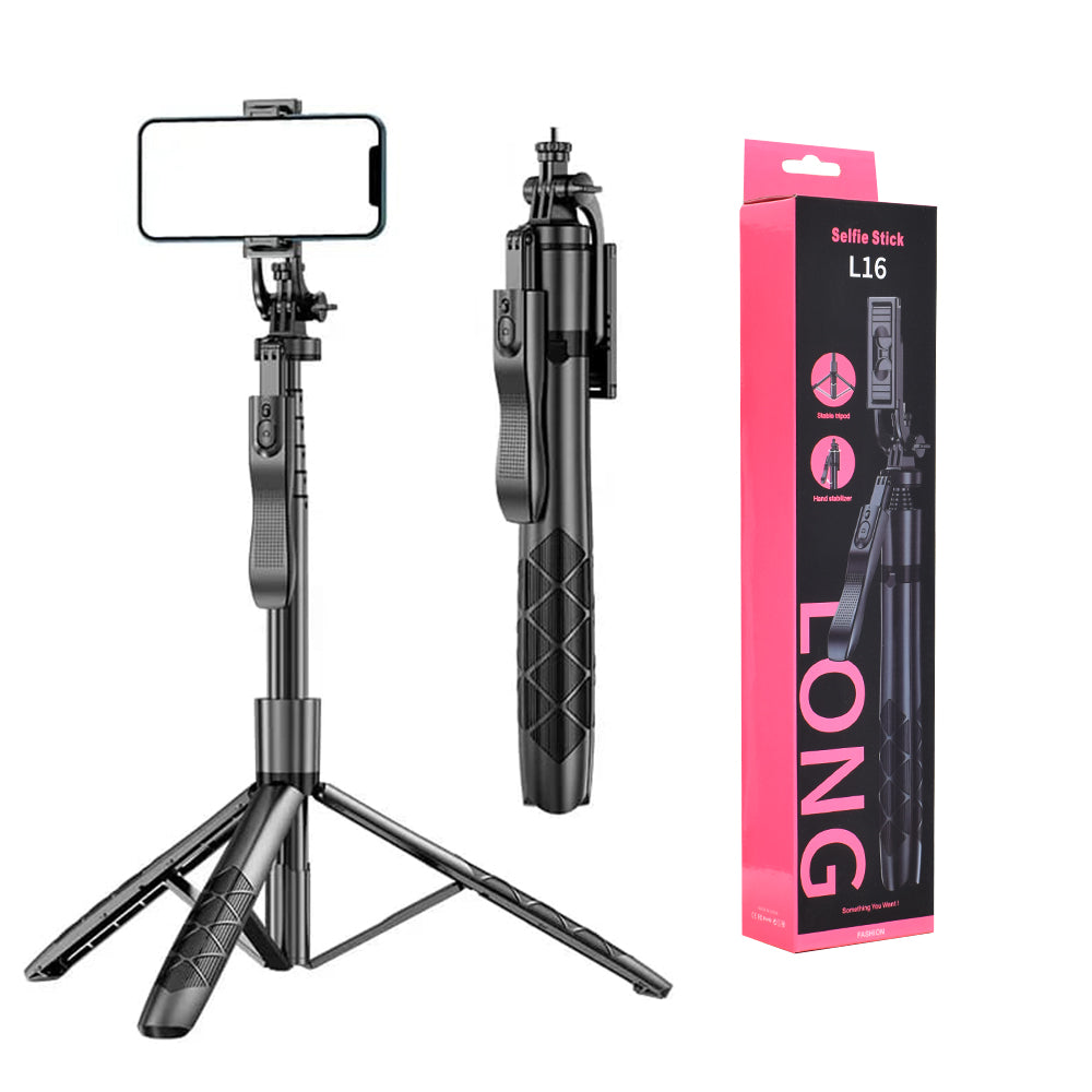 Selfie Stick Bluetooth Techsuit L16, Universal, Preto