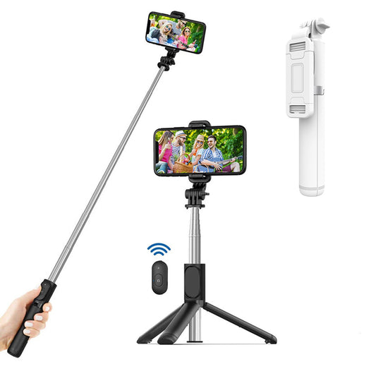 Selfie Stick Bluetooth Techsuit Q01, Universal, Branco