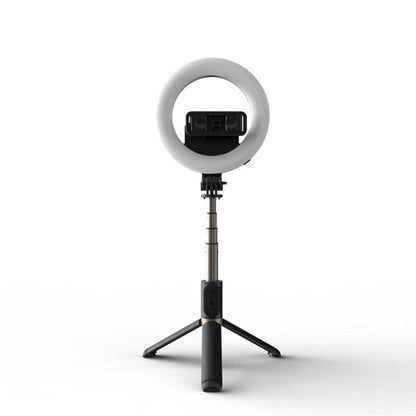 Selfie Stick Bluetooth Techsuit Q07 Ring Light, Universal, Preto