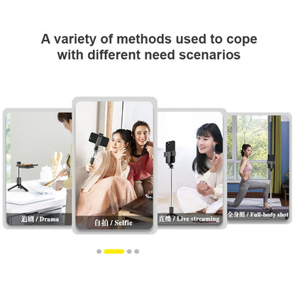 Selfie Stick Bluetooth Techsuit Q11s, Universal, Preto