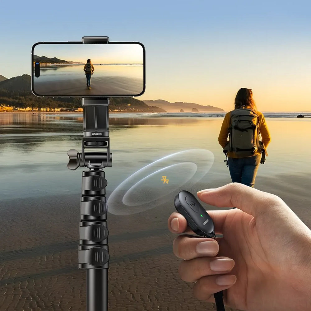 Selfie Stick Bluetooth UGREEN LP680, Universal, Preto