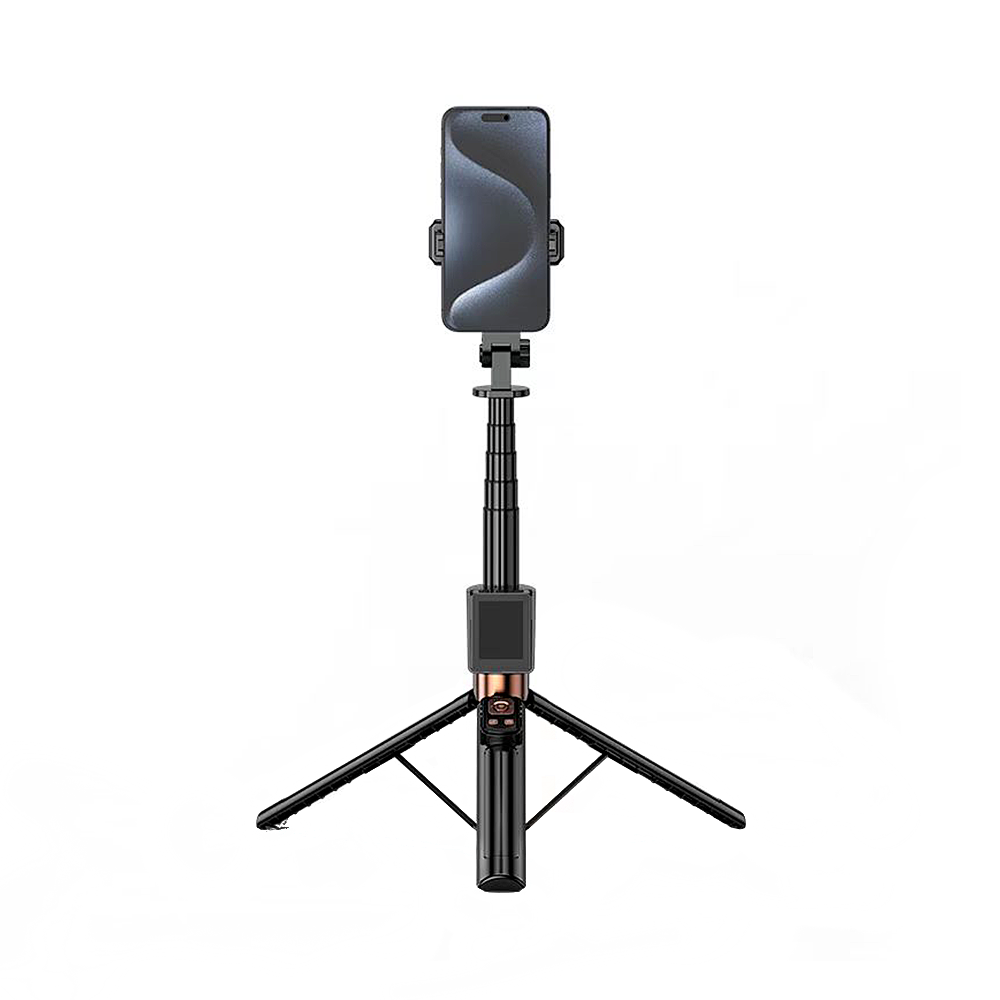 Selfie Stick Bluetooth XO Design SS23 Dual Lights, Universal, Preto